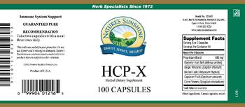 Nature's Sunshine HCP-X - herbal supplement
