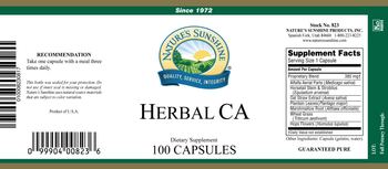Nature's Sunshine Herbal CA - supplement