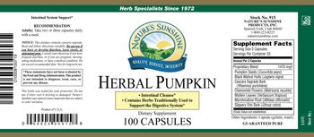 Nature's Sunshine Herbal Pumpkin - supplement