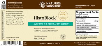 Nature's Sunshine HistaBlock - supplement
