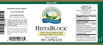Nature's Sunshine HistaBlock - supplement