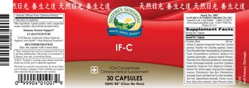 Nature's Sunshine IF-C - chinese herbal supplement
