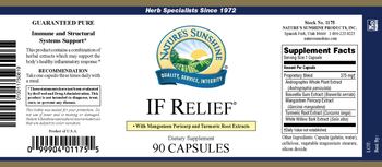 Nature's Sunshine IF Relief - supplement
