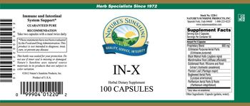 Nature's Sunshine IN-X - herbal supplement