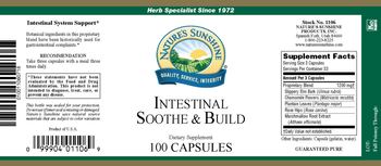 Nature's Sunshine Intestinal Soothe & Build - herbal supplement