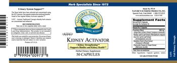 Nature's Sunshine Kidney Activator - herbal supplement