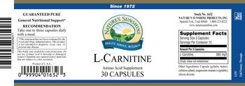 Nature's Sunshine L-Carnitine - amino acid supplement