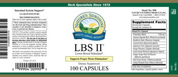 Nature's Sunshine LBS II - supplement