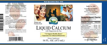 Nature's Sunshine Liquid Calcium with Magnesium & Zinc - supplement
