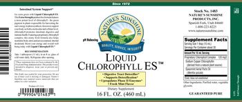 Nature's Sunshine Liquid Chlorophyll ES Fresh Mint Flavor - supplement