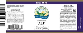 Nature's Sunshine Liquid Herbs ALJ - supplement