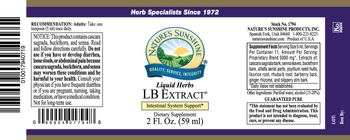 Nature's Sunshine Liquid Herbs LB Extract - supplement
