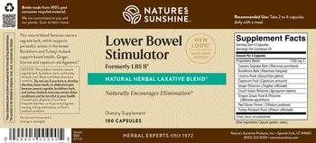 Nature's Sunshine Lower Bowel Stimulator Formerly LBS II - supplement
