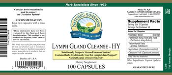 Nature's Sunshine Lymph Gland Cleanse - HY - supplement