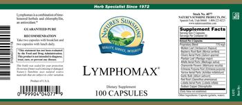 Nature's Sunshine Lymphomax - supplement