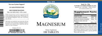 Nature's Sunshine Magnesium - supplement