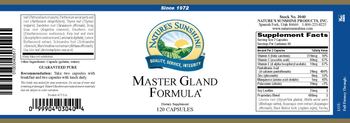 Nature's Sunshine Master Gland Formula - supplement
