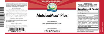 Nature's Sunshine MetaboMax Plus - supplement