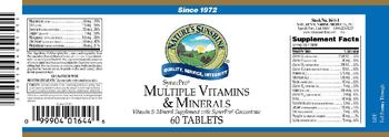 Nature's Sunshine Multiple Vitamins & Minerals - vitamin mineral supplement with synerpror concentrate