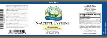 Nature's Sunshine N-Acetyl Cysteine - supplement