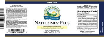 Nature's Sunshine Nattozimes Plus - herbal supplement