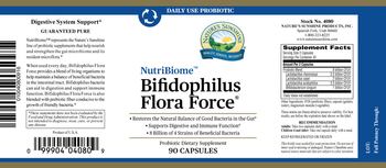 Nature's Sunshine NutriBiome Bifidophilus Flora Force - probiotic supplement