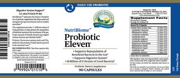 Nature's Sunshine NutriBiome Probiotic Eleven - probiotic supplement