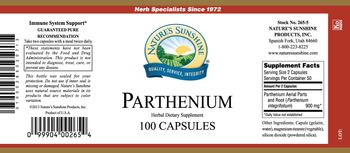 Nature's Sunshine Parthenium - herbal supplement