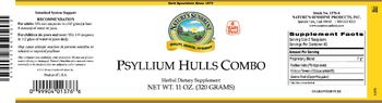 Nature's Sunshine Psyllium Hulls Combo - herbal supplement