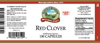 Nature's Sunshine Red Clover - herbal supplement