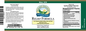 Nature's Sunshine Relief Formula - herbal supplement