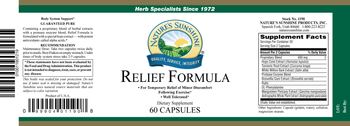 Nature's Sunshine Relief Formula - supplement