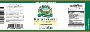 Nature's Sunshine Relief Formula - herbal supplement