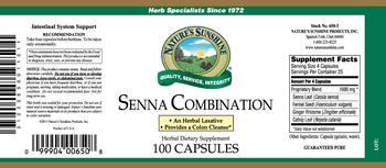 Nature's Sunshine Senna Combination - herbal supplement