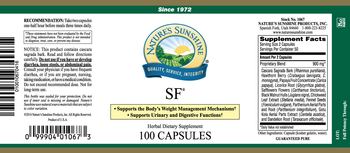 Nature's Sunshine SF - herbal supplement