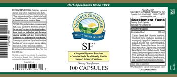 Nature's Sunshine SF - supplement