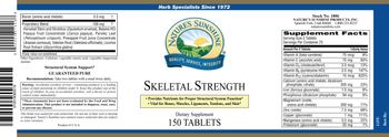 Nature's Sunshine Skeletal Strength - supplement