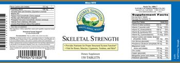 Nature's Sunshine Skeletal Strength - supplement