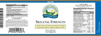Nature's Sunshine Skeletal Strength - supplement