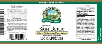 Nature's Sunshine Skin Detox - herbal supplement