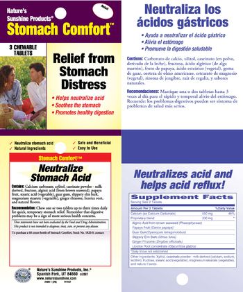Nature's Sunshine Stomach Comfort - supplement