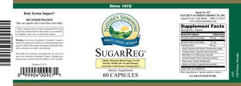 Nature's Sunshine SugarReg - supplement