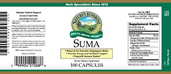 Nature's Sunshine Suma - herbal supplement