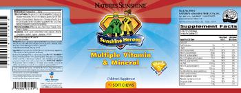 Nature's Sunshine Sunshine Heroes Multiple Vitamin & Mineral - supplement