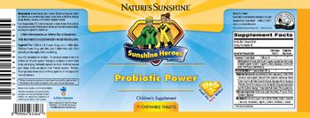 Nature's Sunshine Sunshine Heroes Probiotic Powder - childrens supplement