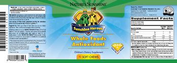Nature's Sunshine Sunshine Heroes Whole Foods Antioxidant - childrens supplement