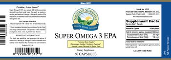 Nature's Sunshine Super Omega 3 EPA - supplement