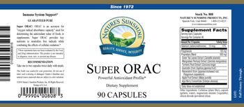 Nature's Sunshine Super Orac - supplement