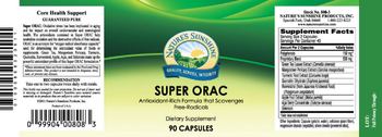 Nature's Sunshine Super Orac - supplement