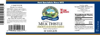 Nature's Sunshine Time Release Milk Thistle - herbal supplement